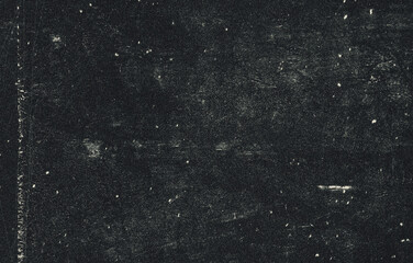 Film Grain Texture Overlay, Dusty Black Grunge Background with Heavy Scratches for Retro Photographic Design © dileepa