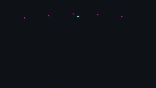 a glowing orb hovering above a wooden stick illustrates minimalist halloween upcycled decor inside a dark room with bright purple dots floating across the screen