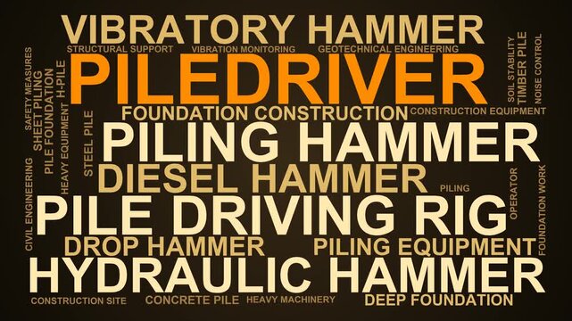 Piledriver Word Cloud