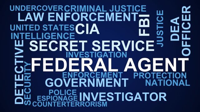 Federal Agent Word Cloud