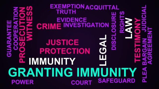 Granting Immunity Word Cloud
