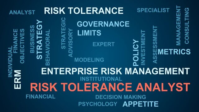 Risk Tolerance Analyst Word Cloud