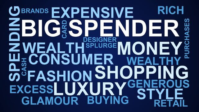 Big Spender Word Cloud