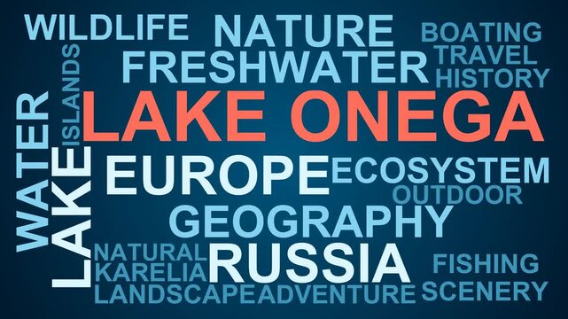 Lake Onega Word Cloud