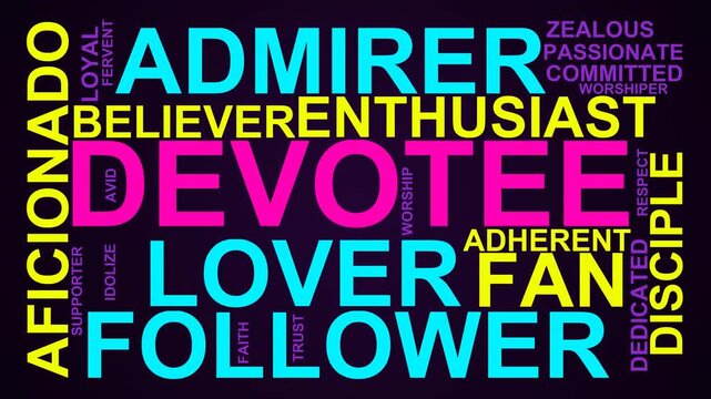 Devotee Word Cloud