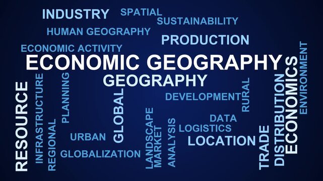 Economic Geography Word Cloud