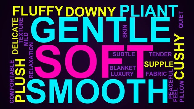 Soft Word Cloud