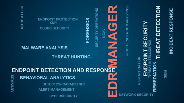 Edr Manager Word Cloud