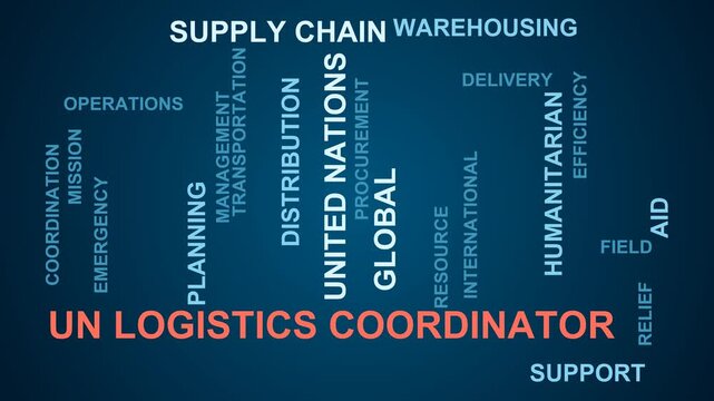 Un Logistics Coordinator Word Cloud