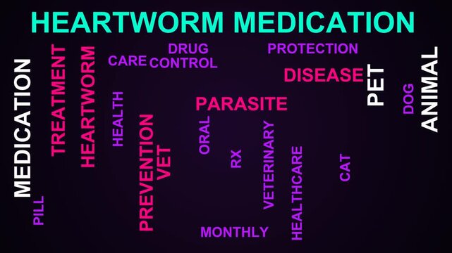 Heartworm Medication Word Cloud