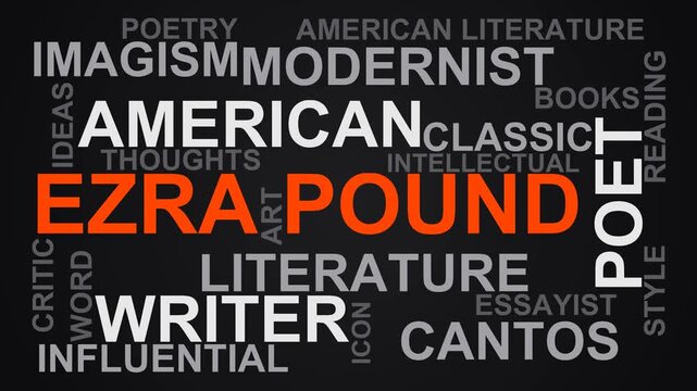 Ezra Pound Word Cloud