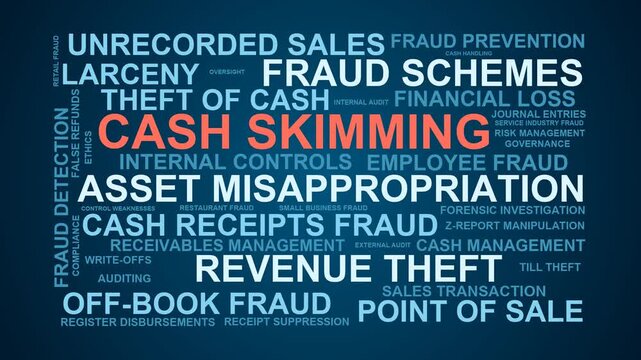 Cash Skimming Word Cloud