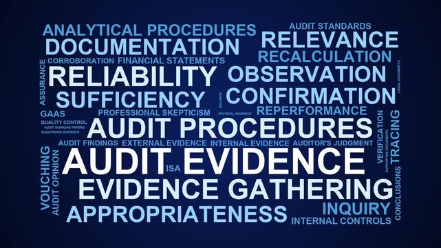 Audit Evidence Word Cloud