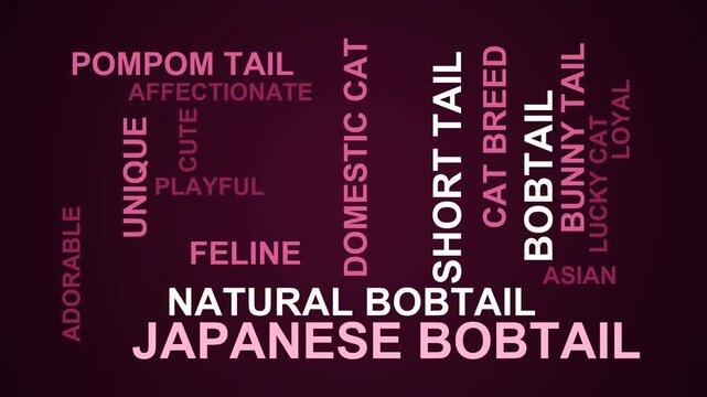 Japanese Bobtail Word Cloud