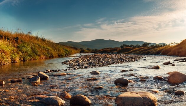 Close Up Of Water In A Riverbed