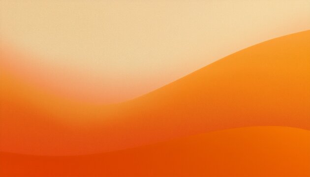 Soft Orange Autumn Background With Noise Effect Autumn And Cream Gradient Design For Fall And Halloween Season Artworks Grainy Abstract Orange And Cream Backdrop