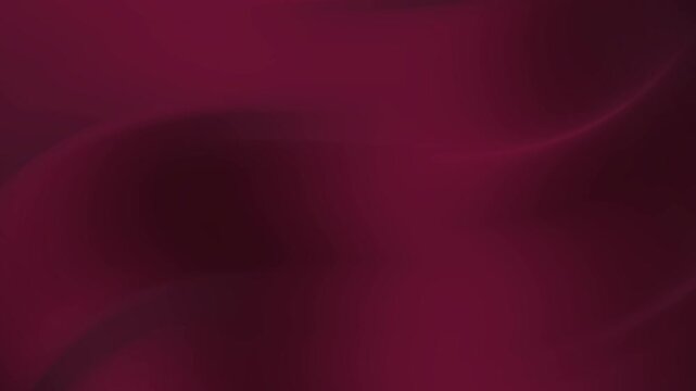 Dark magenta fabric with smooth silk texture, flowing waves, soft gradient aesthetic background suitable for fashion design or elegant projects. 