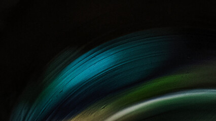 Fototapeta premium Dark Green Teal Grainy Swirl