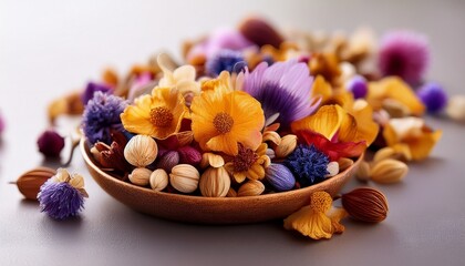 Fototapeta premium Fiori Eduli Essiccati