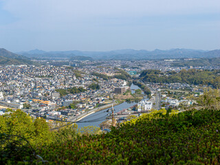 Fototapeta premium 五月山の五月台から見る街の風景