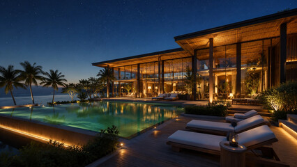 Fototapeta premium Luxury Villa