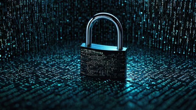 Padlock in the Dark Room