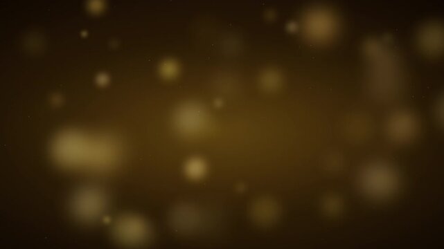 Dancing Shimmering Gold Bokeh with Film Overlay