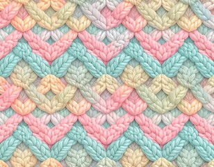 Colorful abstract geometric patterned fabric texture.