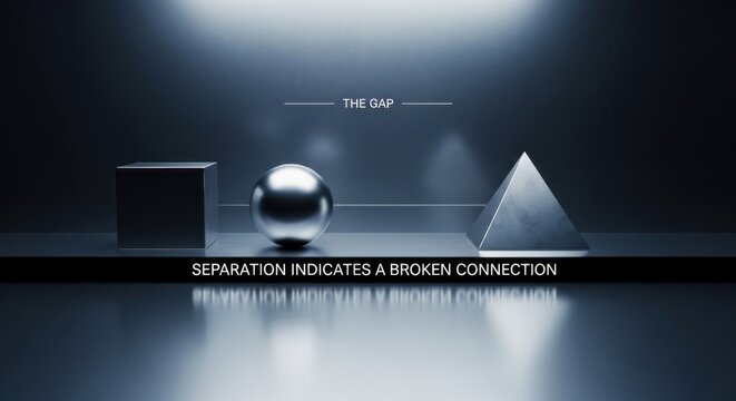 Stark Unadorned Geometric Set The Gap Connection Broken