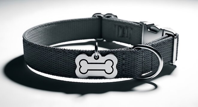 Close up view of a black leather belt with silver buckle.