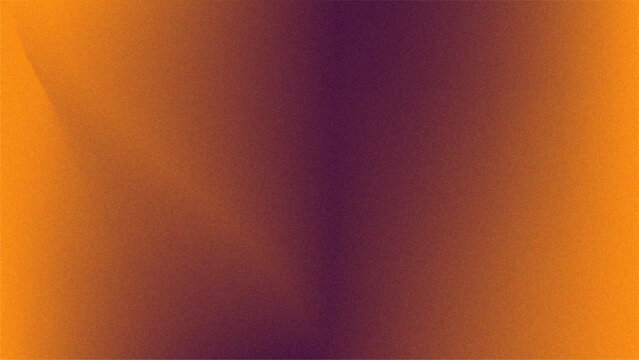 Abstract Dark Purple and Orange Gradient Background with Soft Grainy Noise Texture