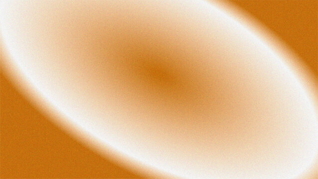 Ochre and White Gradient Background with Soft Grainy Noise Texture and Glowing Oval Aura