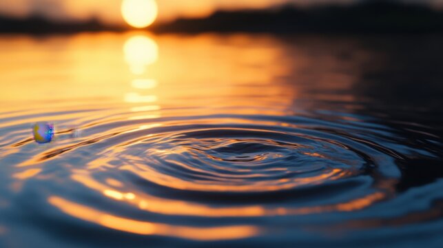 Rippling Water Surface Catching Faint Celestial Light Gigapixel v2