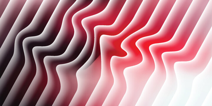 Abstract red and dark brown diagonal stripes pattern with soft white gradient background eps 10.ilustration