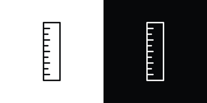 Ruler icon vector logos kit. EPS10