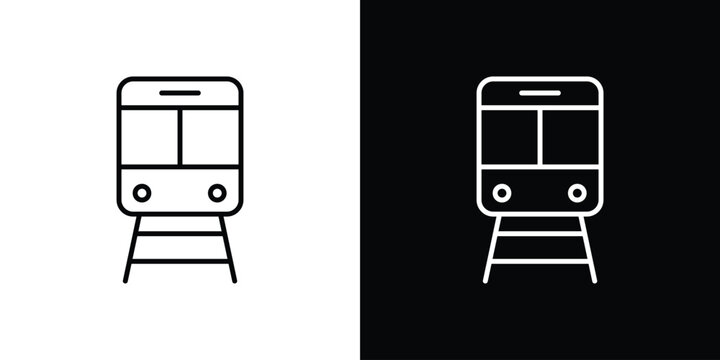 Subway icon vector logos kit. EPS10