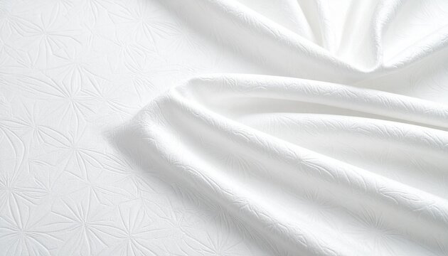 Luxury Japanese Textile Background with Elegant Embossed Asanoha Pattern