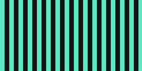 A striking geometric pattern featuring alternating vertical stripes of vibrant turquoise and deep black. © Artova LaLa