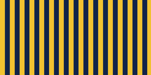 A minimalist geometric pattern featuring bold vertical stripes in a striking combination of deep navy blue and vibrant golden yellow. © Artova LaLa