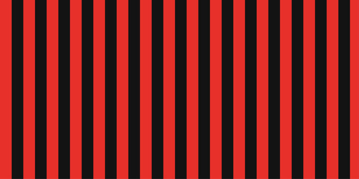 A bold pattern of vertical red and black stripes creates a striking visual effect, offering a simple yet impactful graphic element.