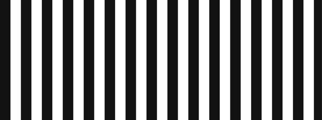 Bold black and white vertical stripes create a striking and modern graphic pattern. © Artova LaLa