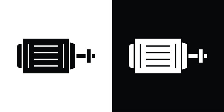 Car alternator icon