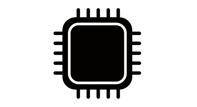 Close up view of a microchip and electronic circuitry.