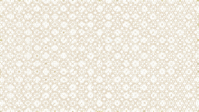 Intricate geometric tessellation pattern with interlocking hexagonal shapes