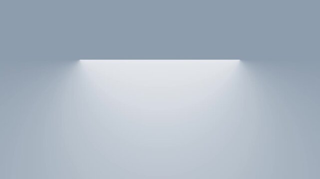 Light Glow Spreading on Aesthetic Slate Blue-Gray Background, Seamless Loop