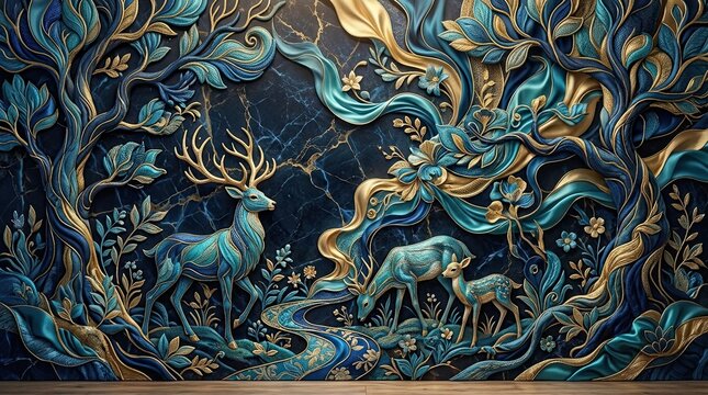 chinese dragon wall