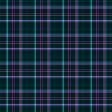 Teal and Purple Plaid Seamless Repeat