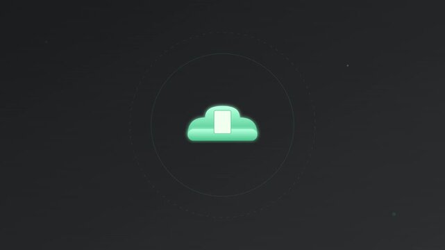 Document Cloud Sync Mint Office Motion Loop
