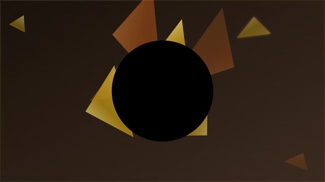 dynamic origami metal gold folded paper animation