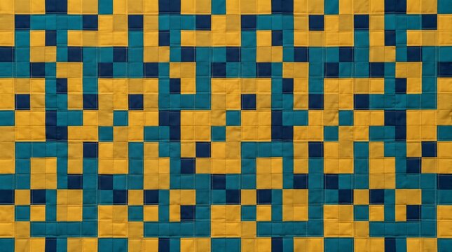 American pattern geometric abstract mosaic square tile design background with american geometric abstract seamless